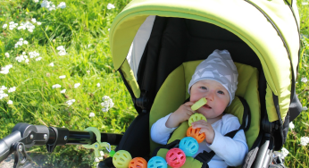 Baby beim Spazierenfahren im Park angegriffen